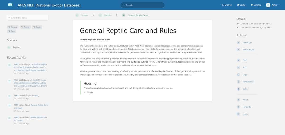 🌟 Exciting News! We’ve Updated Our NED with New, Dedicated Sections! 🦎✨