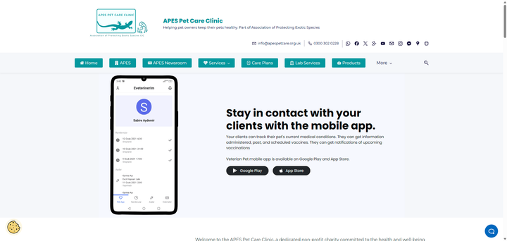 📢 Updates to Our Pet Care Clinic Website! 🐾