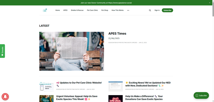 The latest edition of APES Times is Available